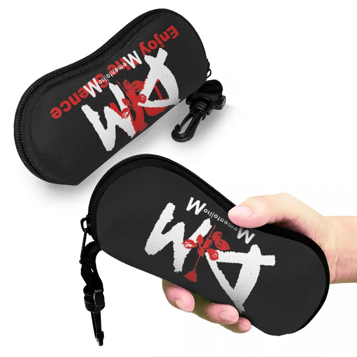 Depeche Cool Mode DM Band Glasses Case Zipper Memento Mori World Tour Sunglasses Protector Protector Eye Contacts Case