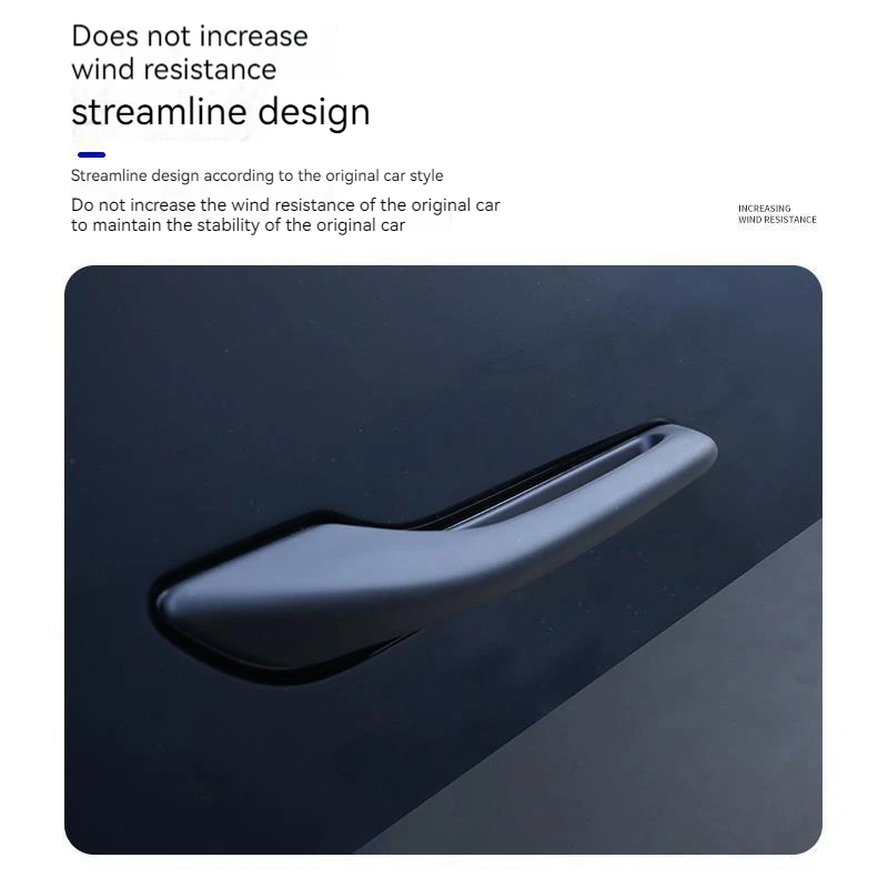 New Bonding Car Door Handle Protection Cover For Tesla Model 3 Model Y 2021-23 Car Firm Antifreeze Modification Accessories