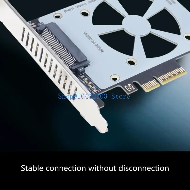 652f-アップグレード用の効率的な-sff-8639-から-pcie-アダプタ-カード-コンピュータのスムーズな動作-厚い金メッキの電気ショック