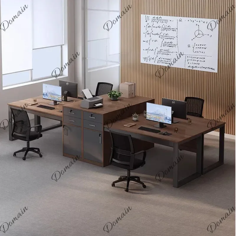 M Executive Reception Office Desk Conference Decoration Minimalist Office Desk Modern Wooden Meuble Bureau Commercial Furniture