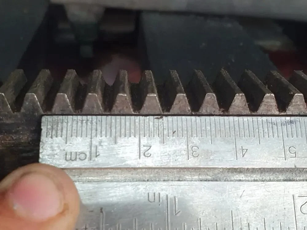 2 قطعة CNC رف والعتاد 2mod 20x20x1000 مللي متر 45 الصلب مستقيم الأسنان مع موصل مسطح #3