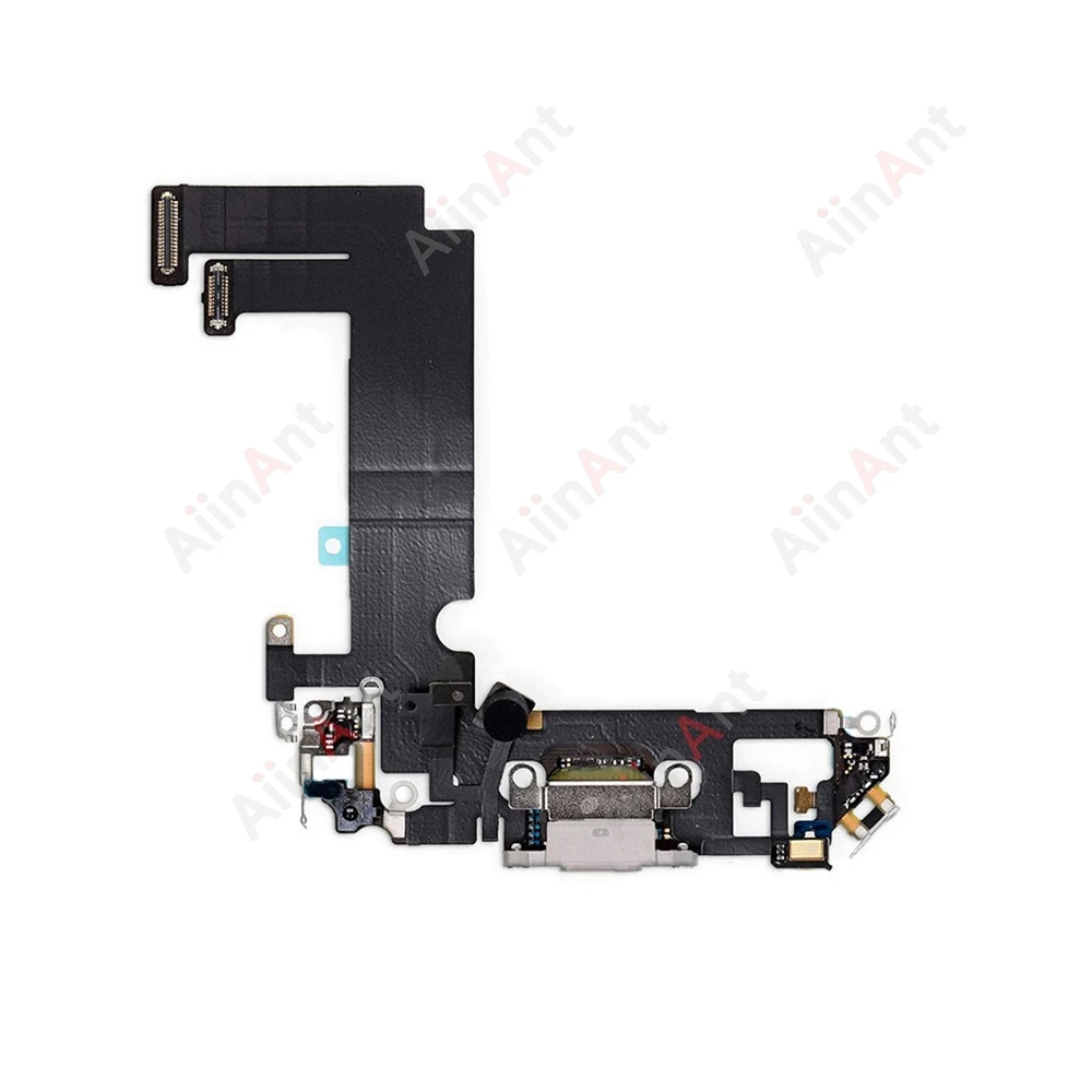 AiinAnt Buttom USB Mic Board Dock Charger Connector Quick Charging Port Flex Cable For iPhone 11 12 13 Pro Max Repair Parts