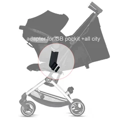 Adaptateur de Voiture pour Poussette GB Pockit + Bumosquito Aton Cloud Q/Z, Connecteur Abrtor pour Siège de Voiture, Accessoires