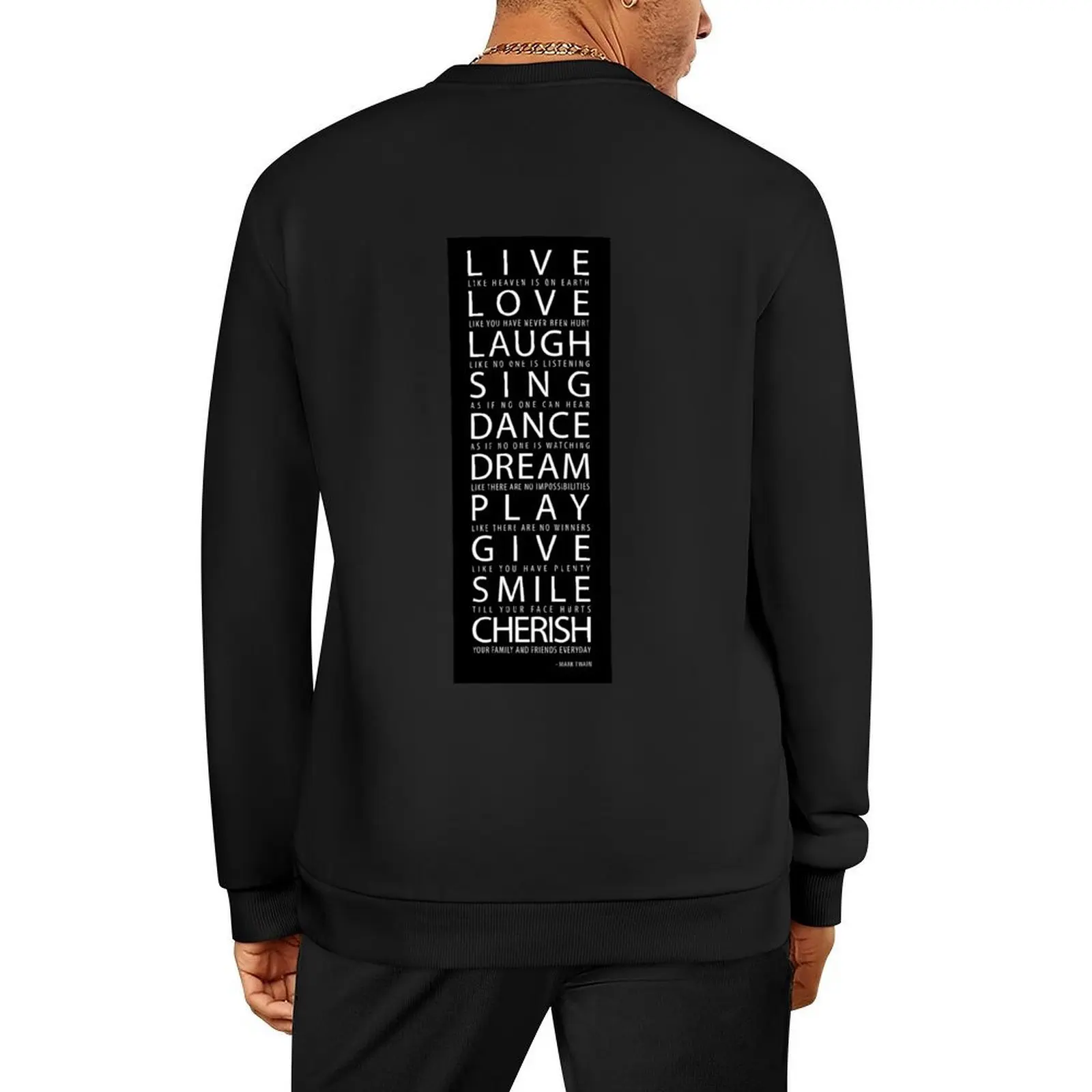 

Mark Twain Quote Pullover graphic t shirts men autumn clothes tracksuit men clothes hoody
