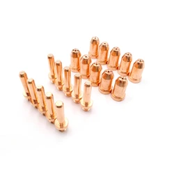 JG-60 Welding Plasma Cutting Torch Consumable Electrode 10PCS & Tips 10PCS