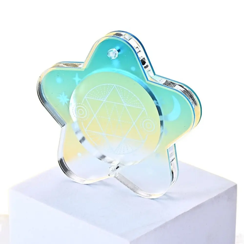 Japanese-Style Anime Badge Storage Box Acrylic Cartoon Badge Display Cases Creative Transparent Window Badge Protector Cover