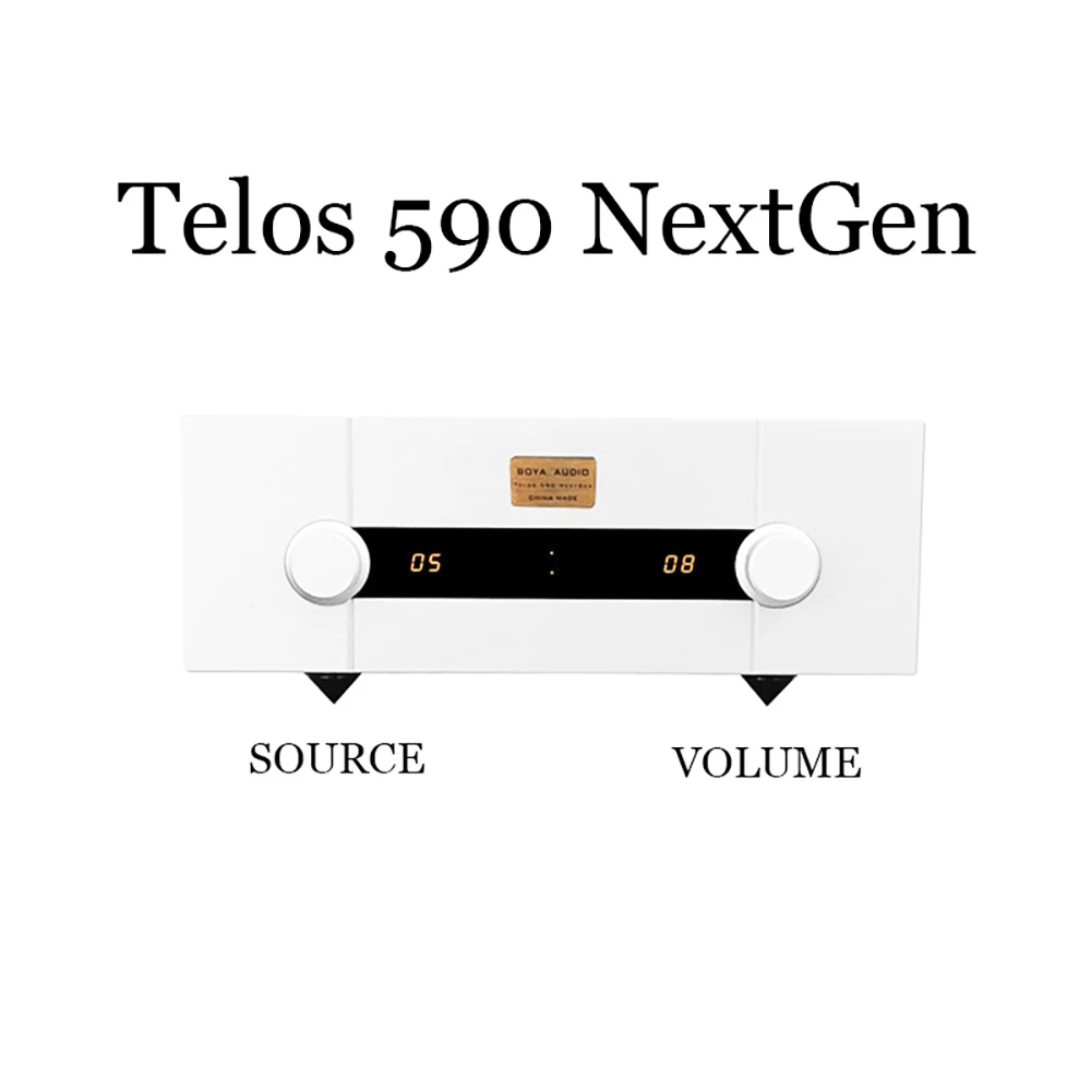 Goldmund Telos 590 Amplifier 250W HIFI Stereo High-end Audio Amplifier 1:1 Replica of The Original ES9038Q2M 384K DSD512