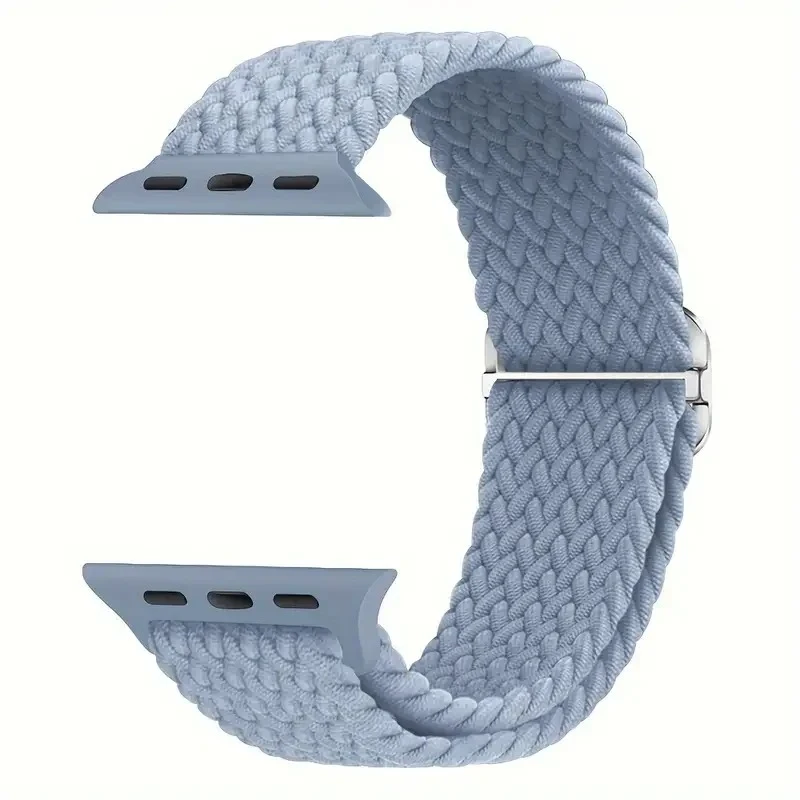 Geflochtene Solo Loop für Apple Watch Ultra Band 40 mm 44 mm 41-46-49 mm 45 mm elastisches Nylonarmband iWatch Serie 10 9 8 7 3 SE Armband