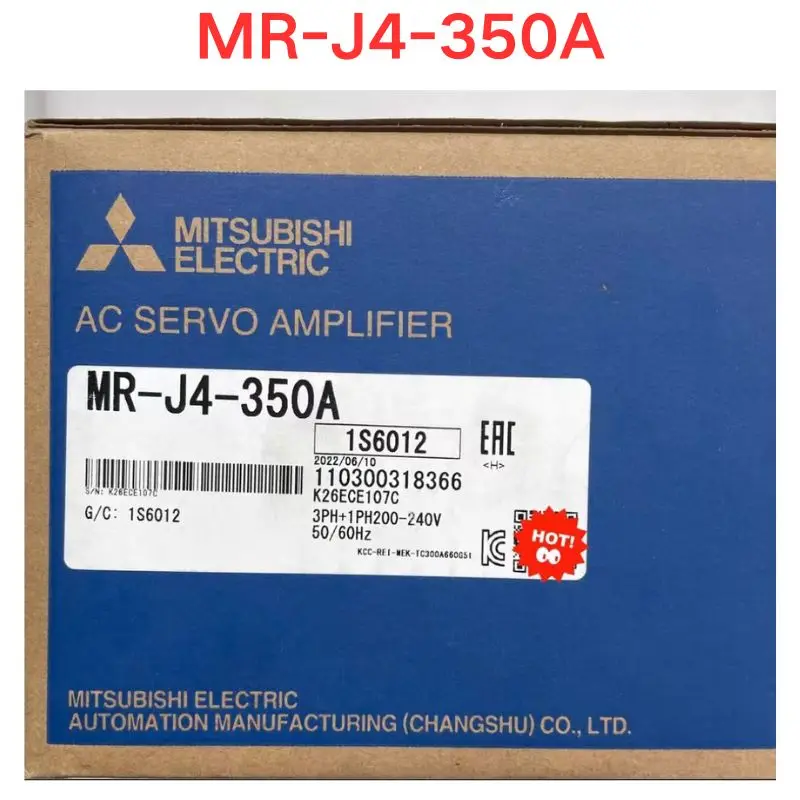 

New Original MR-J4-350A Servo Drive MR J4 350A