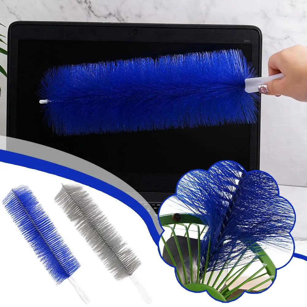 

Fan Dust Removal Brush Flexible Cleaning Brush For Electric Fan Sofa And Windows Long Handle And Soft Bristles Cleaning Too R3P8