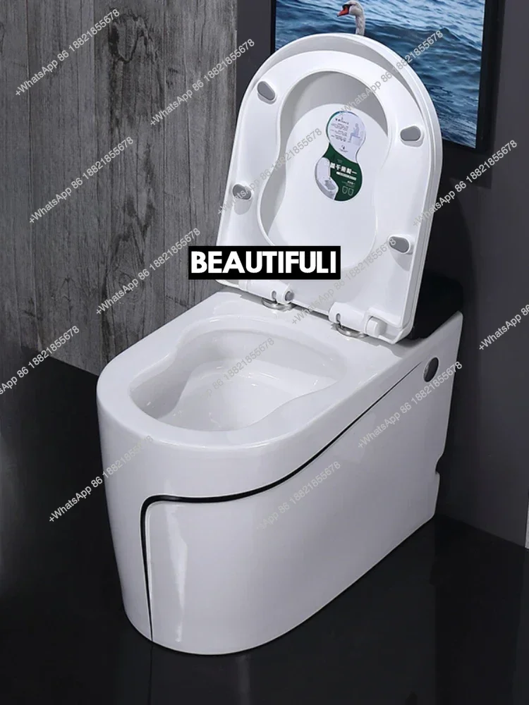 New arrive Household electric siphon tankless toilet bathroom deodorant and water-saving silent toilet