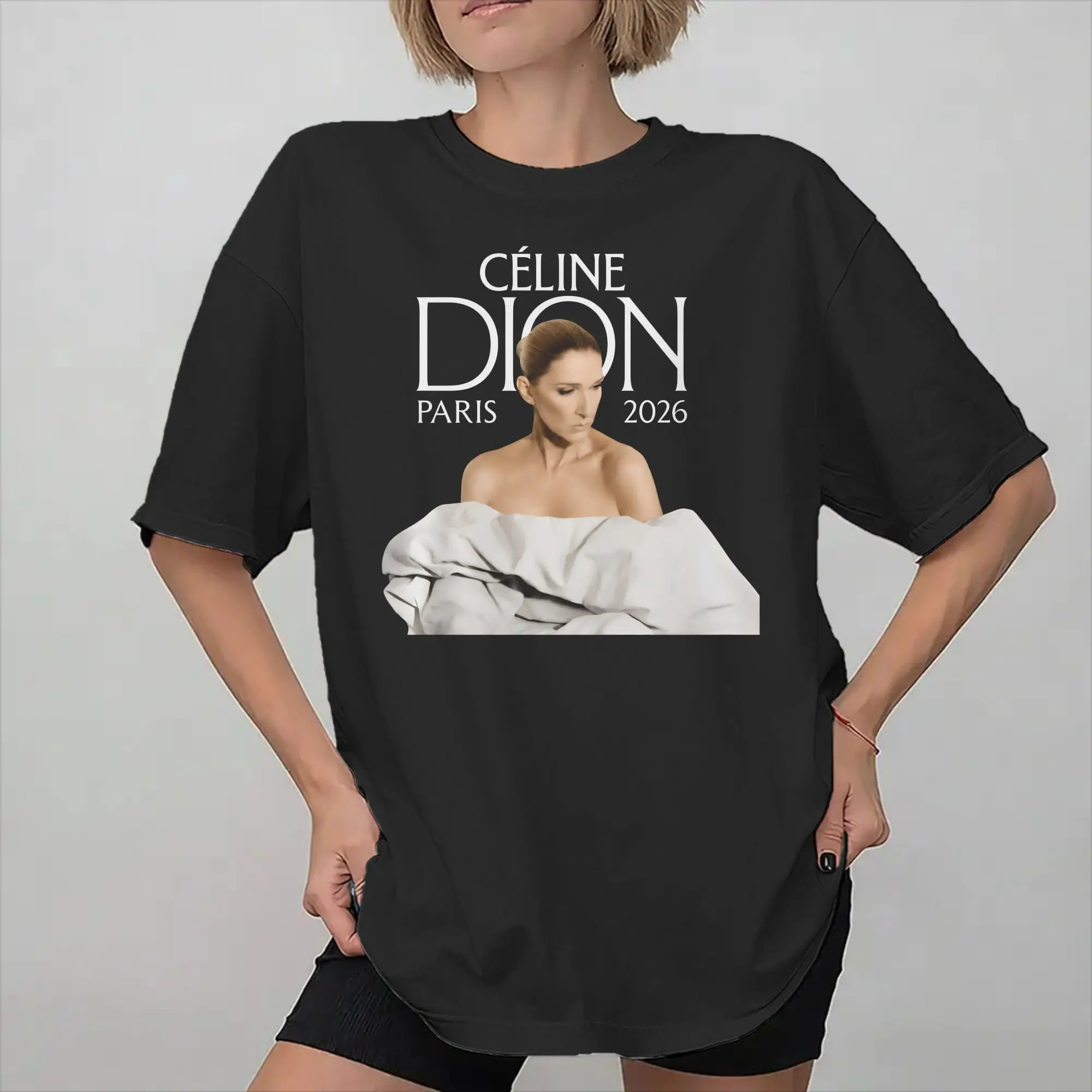 Celines Dions Paris 2026 Tour Merch Men Women T Shirts Pure Cotton Tee New Arrival Tops T-shirt