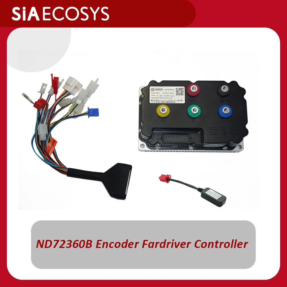 Fardriver ND72360B 72V Programmable Encoder Controller for Electric Motorcycle 360A 3000W-5000W