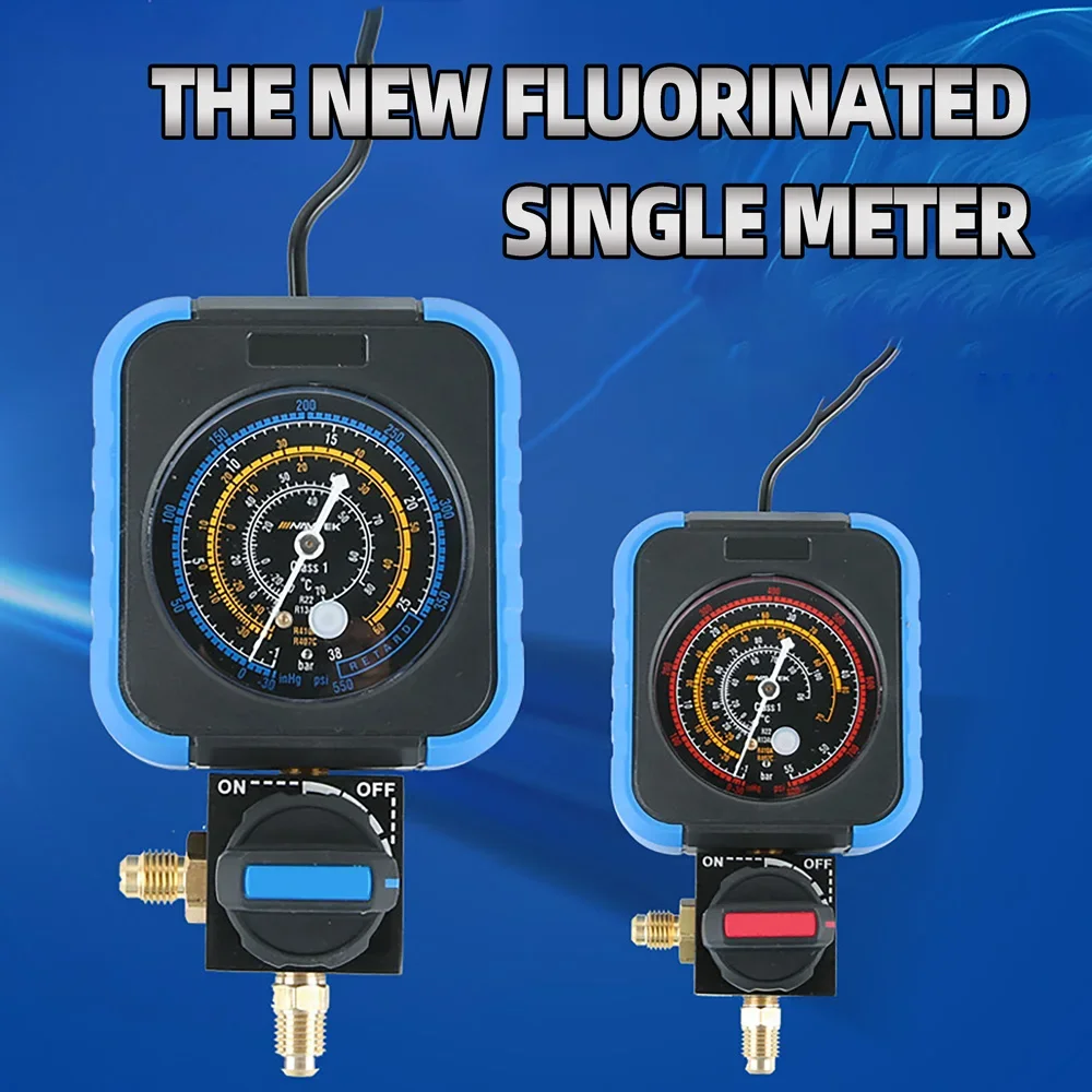 

Air Conditioning Snow Type Pressure Gauge Mechanical Single Gauge R22/134/410 Air Conditioning Fluorine Refrigerant Gauge