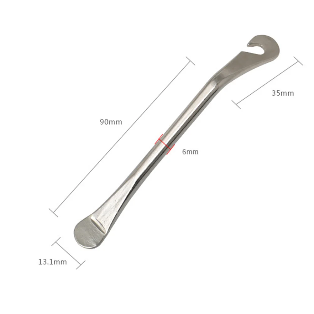 

6Pcs Steel Tire Levers Premium Bike Repair Solution Curved Tyre Levers for Labor Saving Tire Removal At Home Or Shop