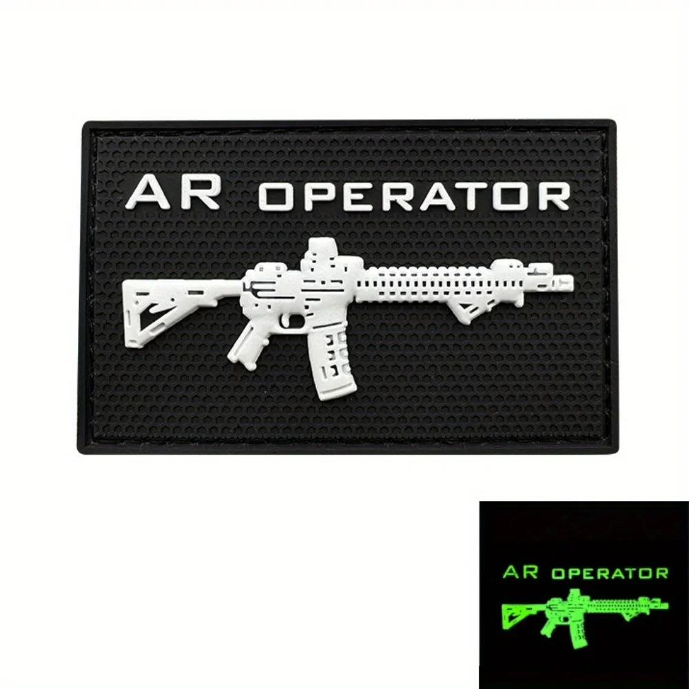 1pc Tactical AR Operator Patch Hook&Loop Armband Backpack Helmet Badge