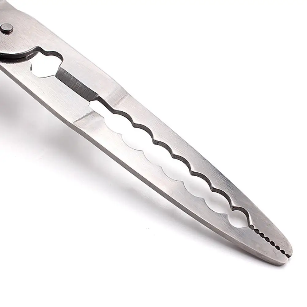 Multifunctional Fishing Pliers Gripper Stainless Steel Fishing Plier Scissors Tackle Accessories For Fisherman Angler U0Y0 image 6