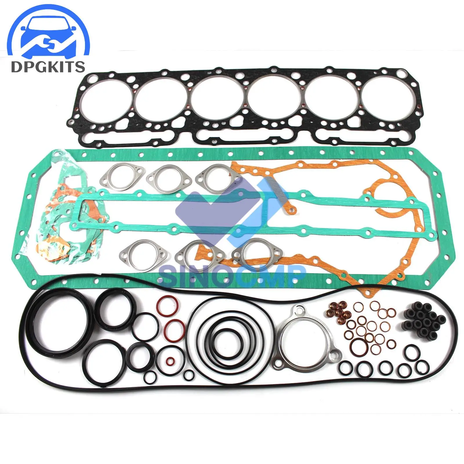 Engine Cylinder Head Gasket Repair Kit for W06D W06E Replacement Hino Bus with 3 Months Warranty Accessories Parts Replacement