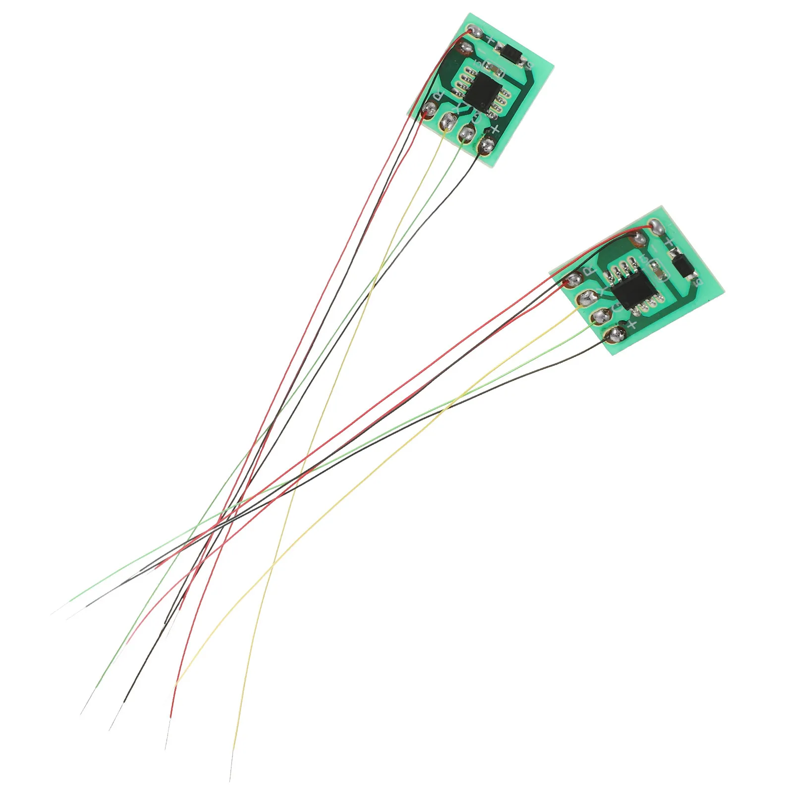 

2Pcs Mini Traffic Signal Light Controller Insert Chip for Rail Signal Light Scene Decor Sand Table Materials Scene Decor