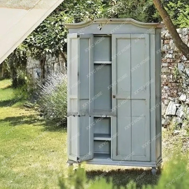 

Винтажная мебель в деревенском стиле, старинный шкаф