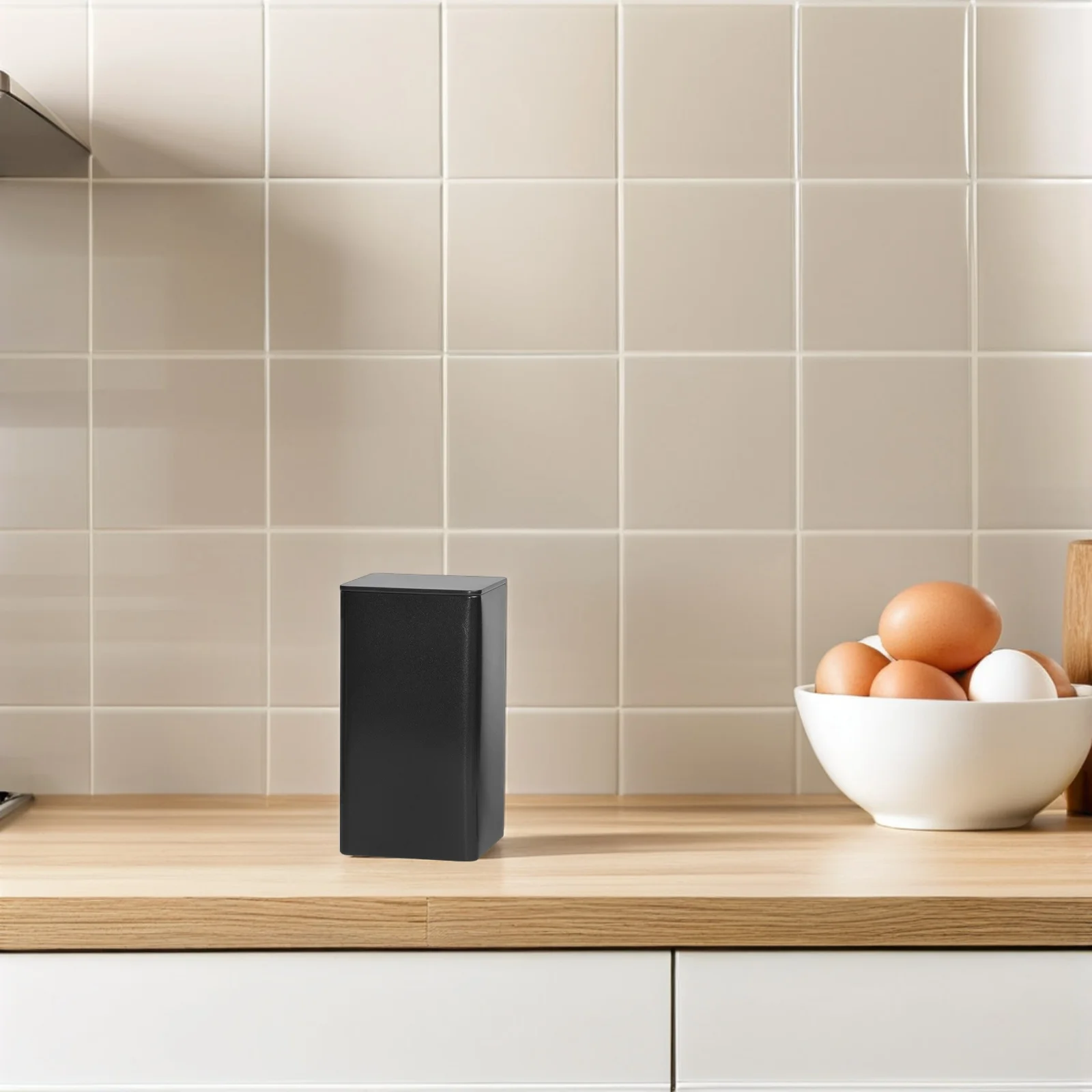 

2Pcs Tinplate Tea Canister Cube Mini Airtight Storage Box for Loose Tea Coffee Sugar Flour Organizer Matcha Tin Container