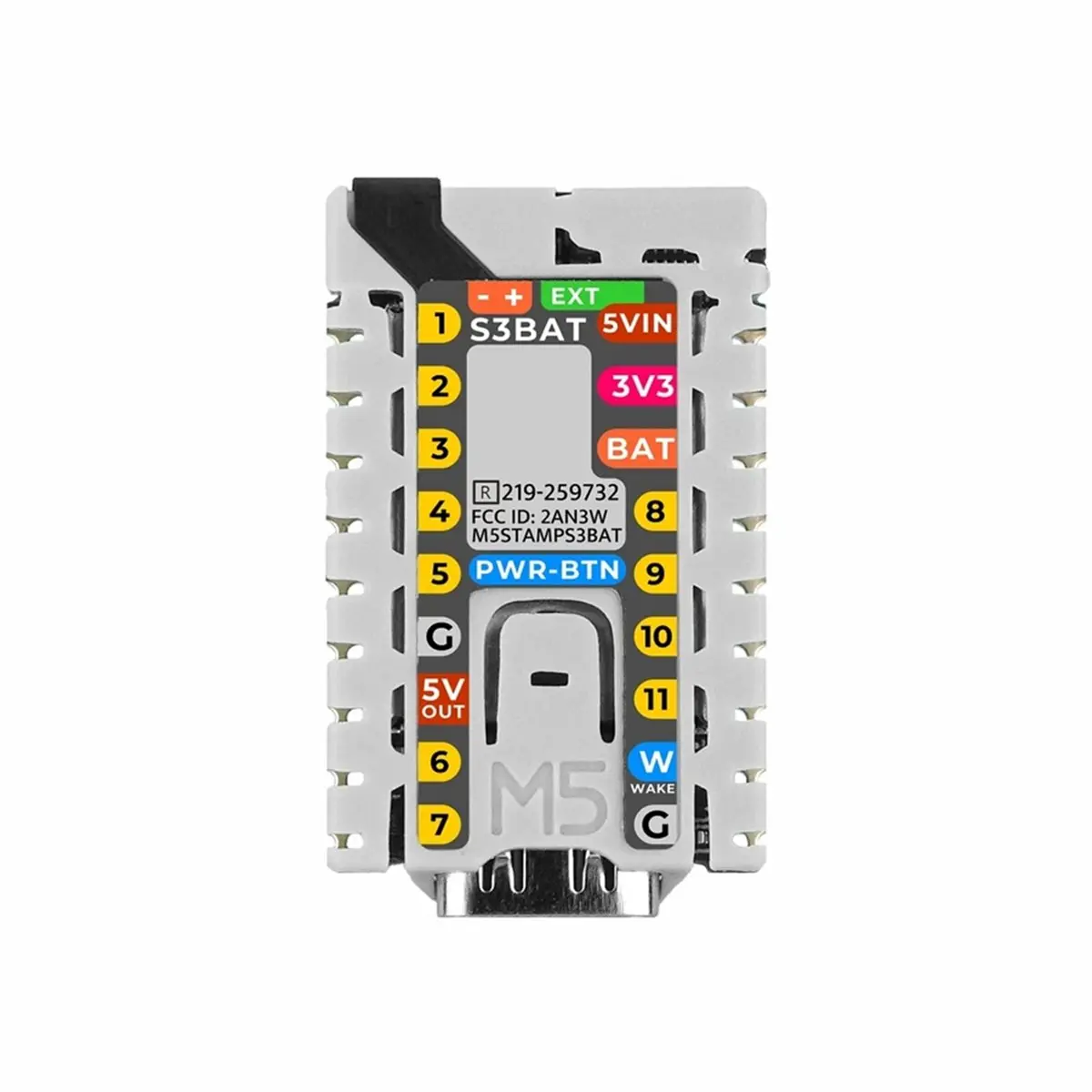 【HOT A88T】 M5StampS3 BAT Module with Battery Connector - Stamp-S3Bat Embedded Core Module with Integrated Power Management