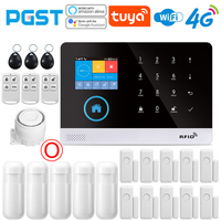 PGST-103 4G Tuya Home WiFi Intelligent Alarm System, Home Wireless Security Device, Controlled by Smart Life Application