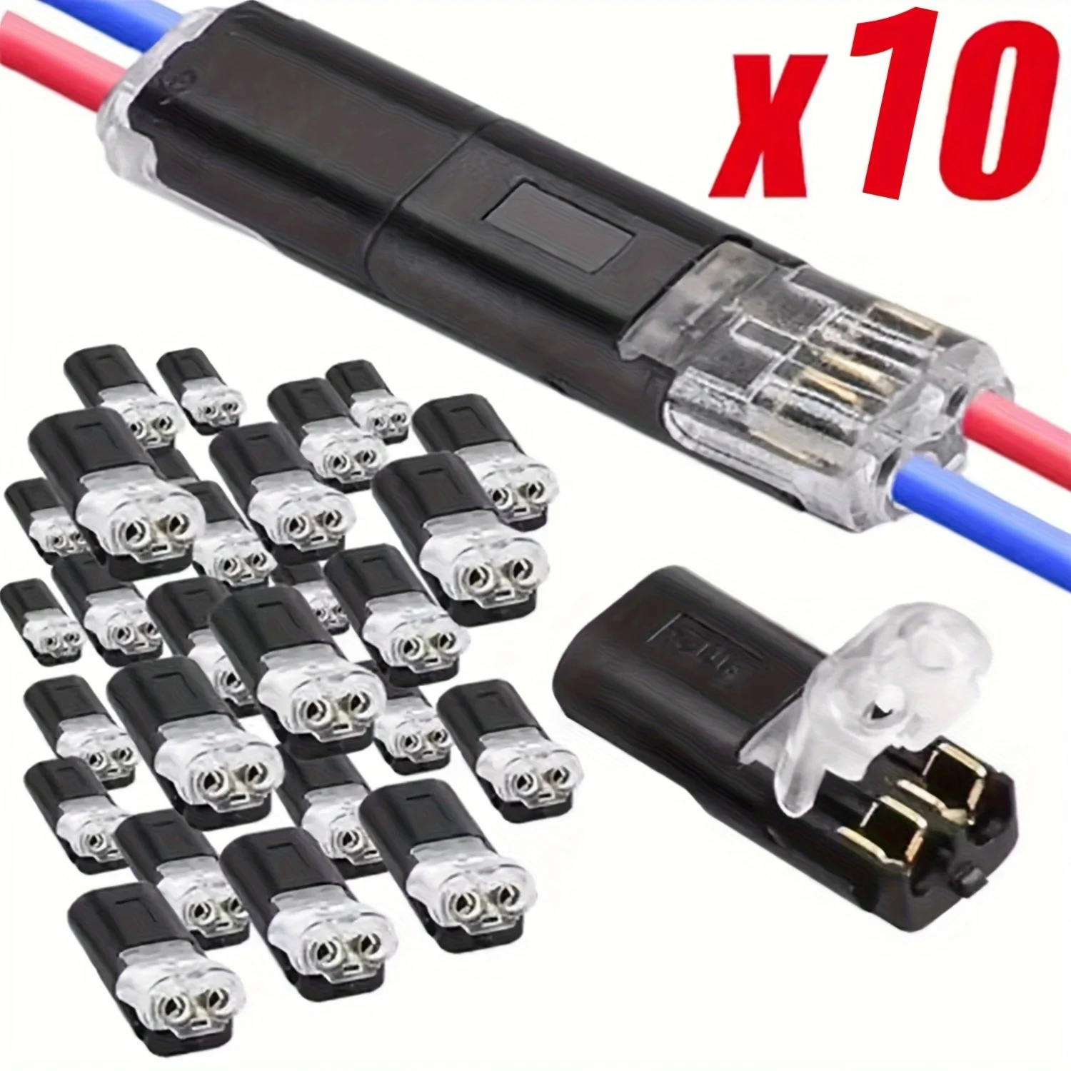 1/2/3 Pin Waterproof Automotive Electrical Connector Sealed Dustproof Wire Terminal Strip for Car Wiring Cable Connection