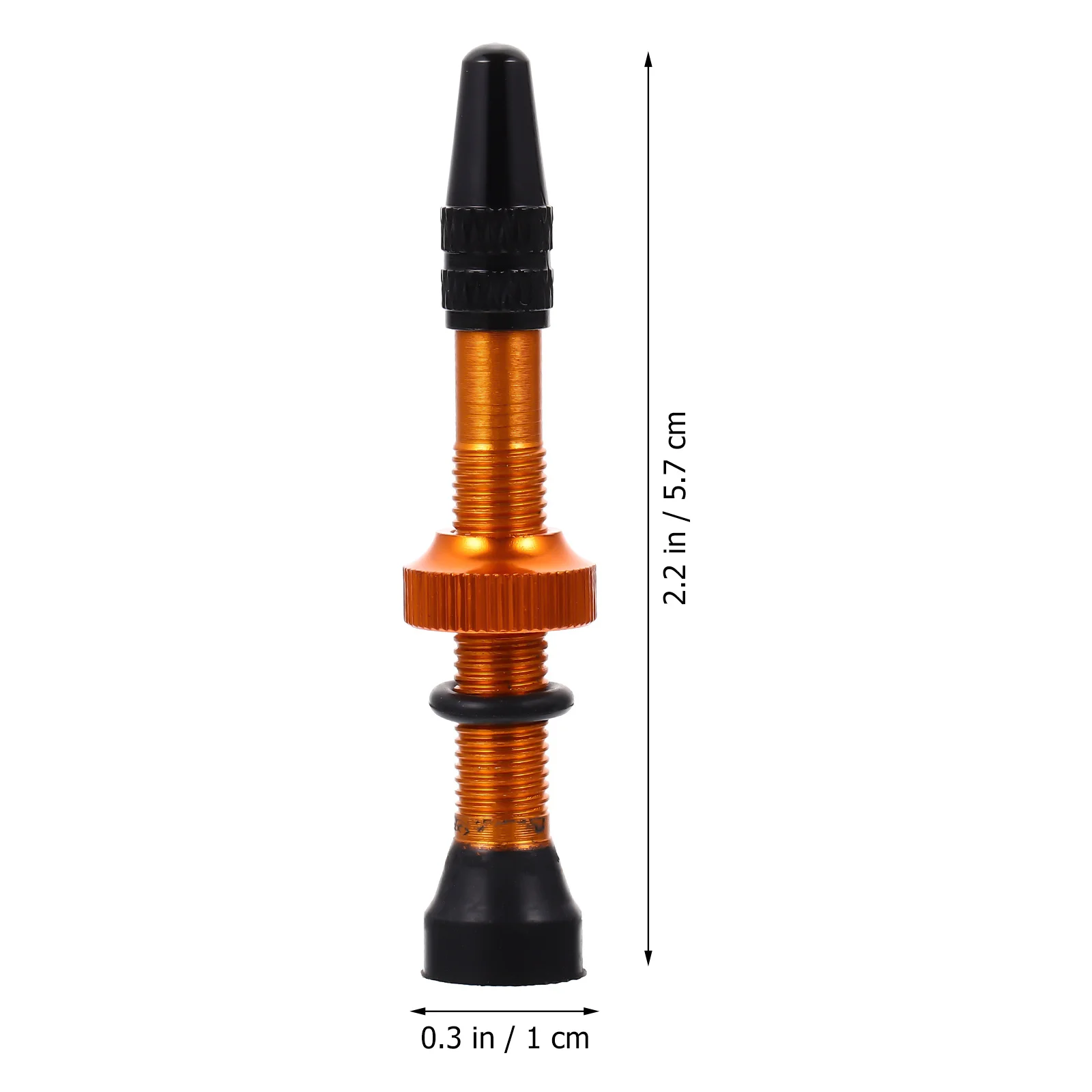 

1 Pair Metal Tubeless Valves Stems Bike Tire Valves Replacement Leakproof Corrosion Resistant Durable Bicycle Accessories For