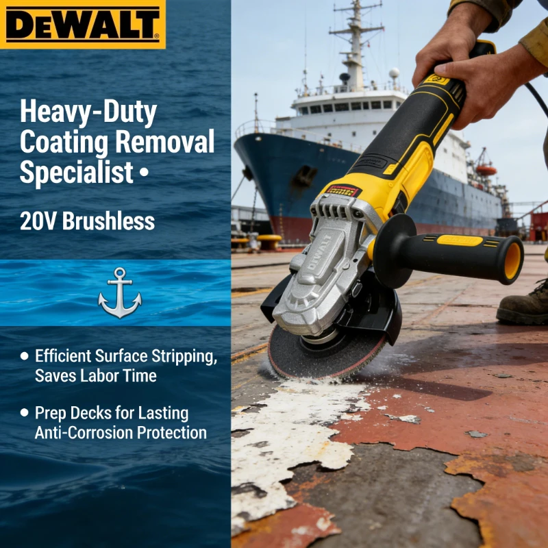 

Dewalt DCG405FN 125mm Amoladora Angular Sin Escobillas 9000RPM - Cortadora y Pulidora Profesional (Sin Batería)
