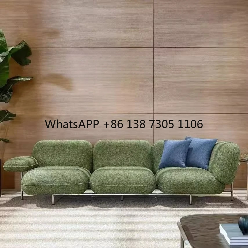 

Simple single double triple sofa hotel reception apartment small household sofa