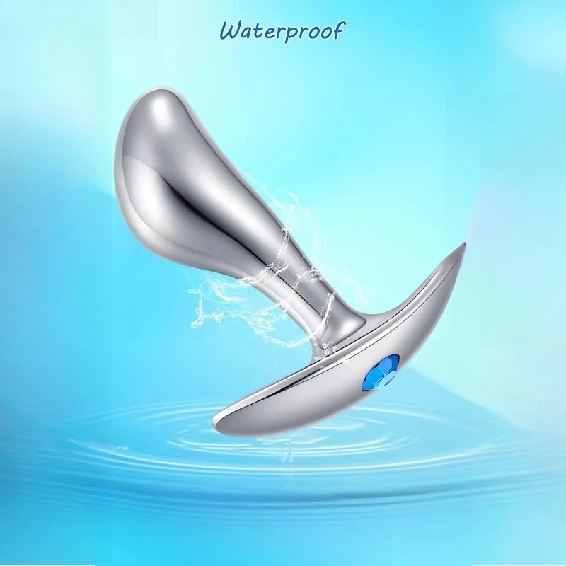 3 Size Metal Anal Plug Crystal Female Flirting Thumb Plug Anal Dilatation Butt Plug Prostatic Stimulation Sex Toys for Woman Man view 4