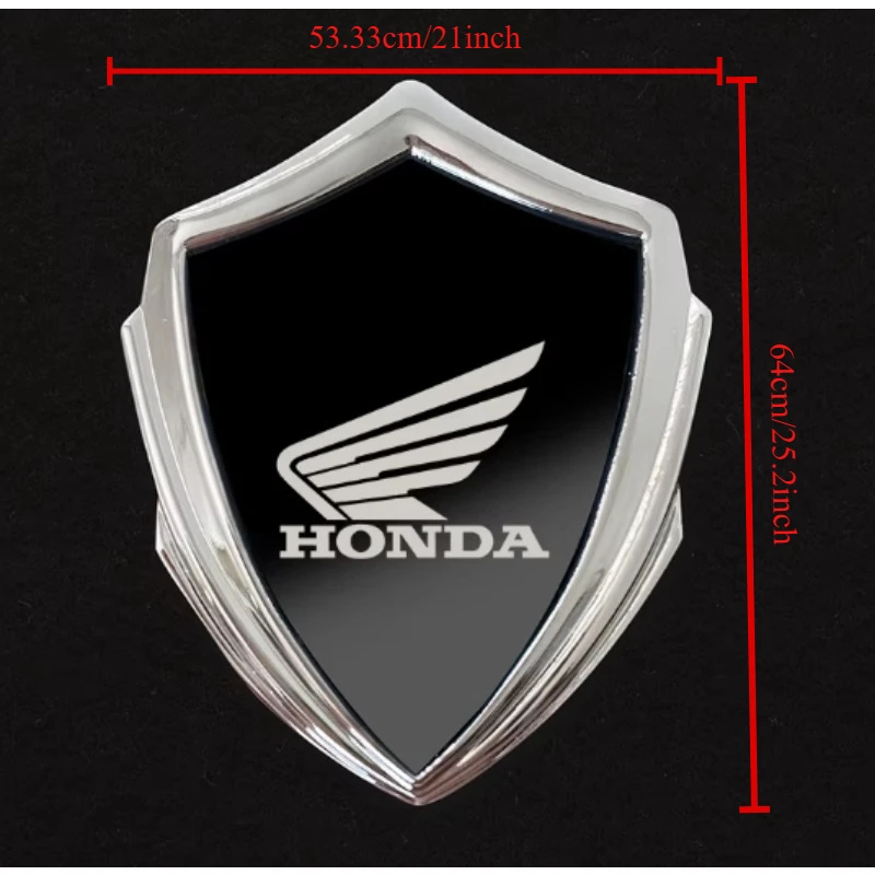 

HONDA Eagle Wing Logo Car Sticker All Metal Sun Resistant and Non Fading Universal Across All Car Series Motociclista Accesorios