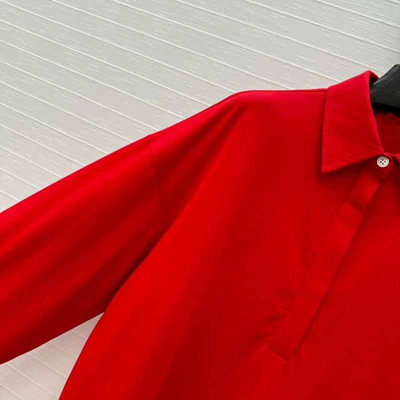 เสื้อยืดแขนยาวผู้หญิง ดีไซน์ทันสมัย สไตล์ลำลอง ผ้าฝ้ายคุณภาพสูง 100% เสื้อเชิ้ตสำหรับฤดูใบไม้ร่วง รุ่นใหม่ล่าสุด ปี 2025