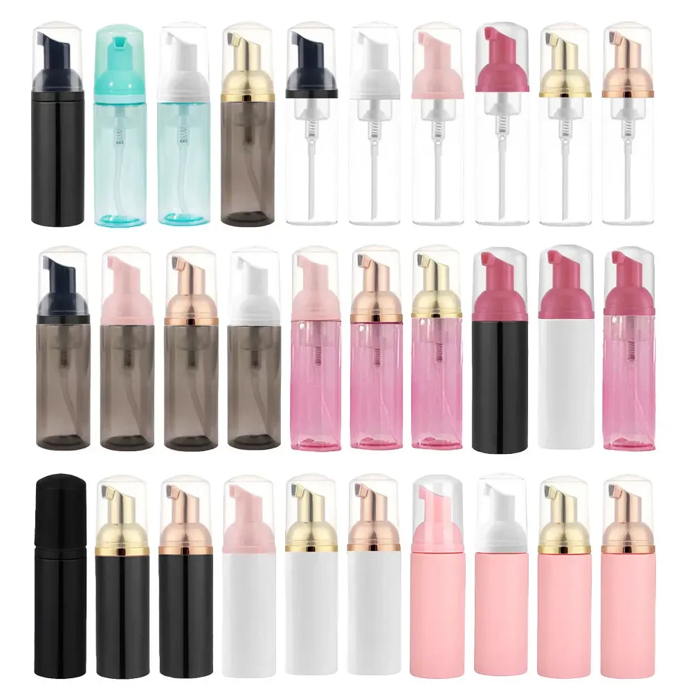 

20Pcs 60ml Plastic Foam Pump Bottle Empty Eyelash Cosmetics Bottle Detergent Soap Dispenser Soap Mousse Shampoo Foaming Device