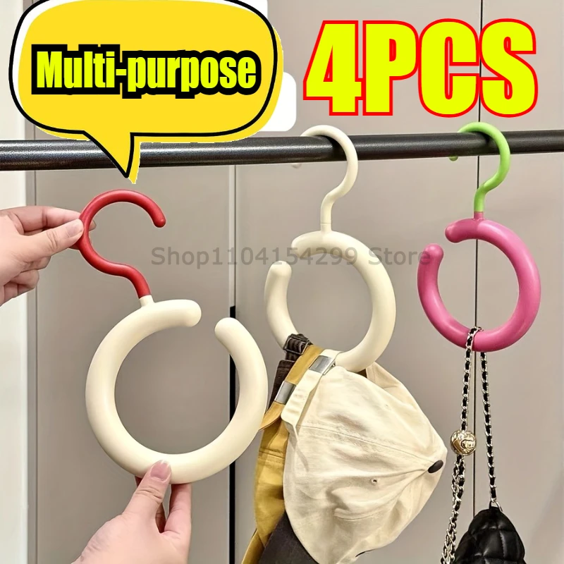 Hat Storage Clothes Hanger Invisible Luxury Multi-Function Hook Home Use New 2025 Plastic Coat Hanger Nordic Sle  Closet
