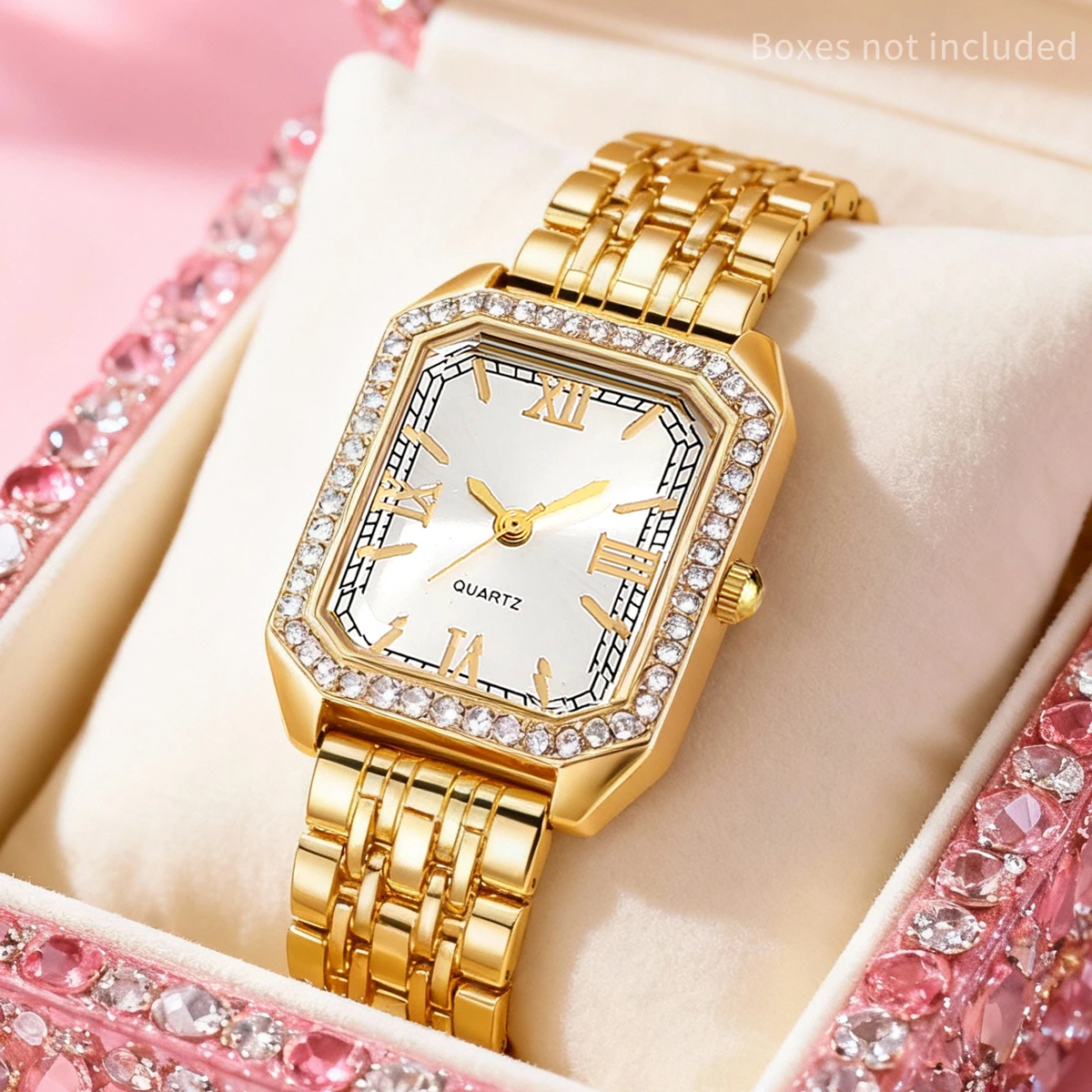 Couple's new handsome and fashionable quartz couple watch fashion suit alloy dial daily wear birthday party New Year's Day Chris