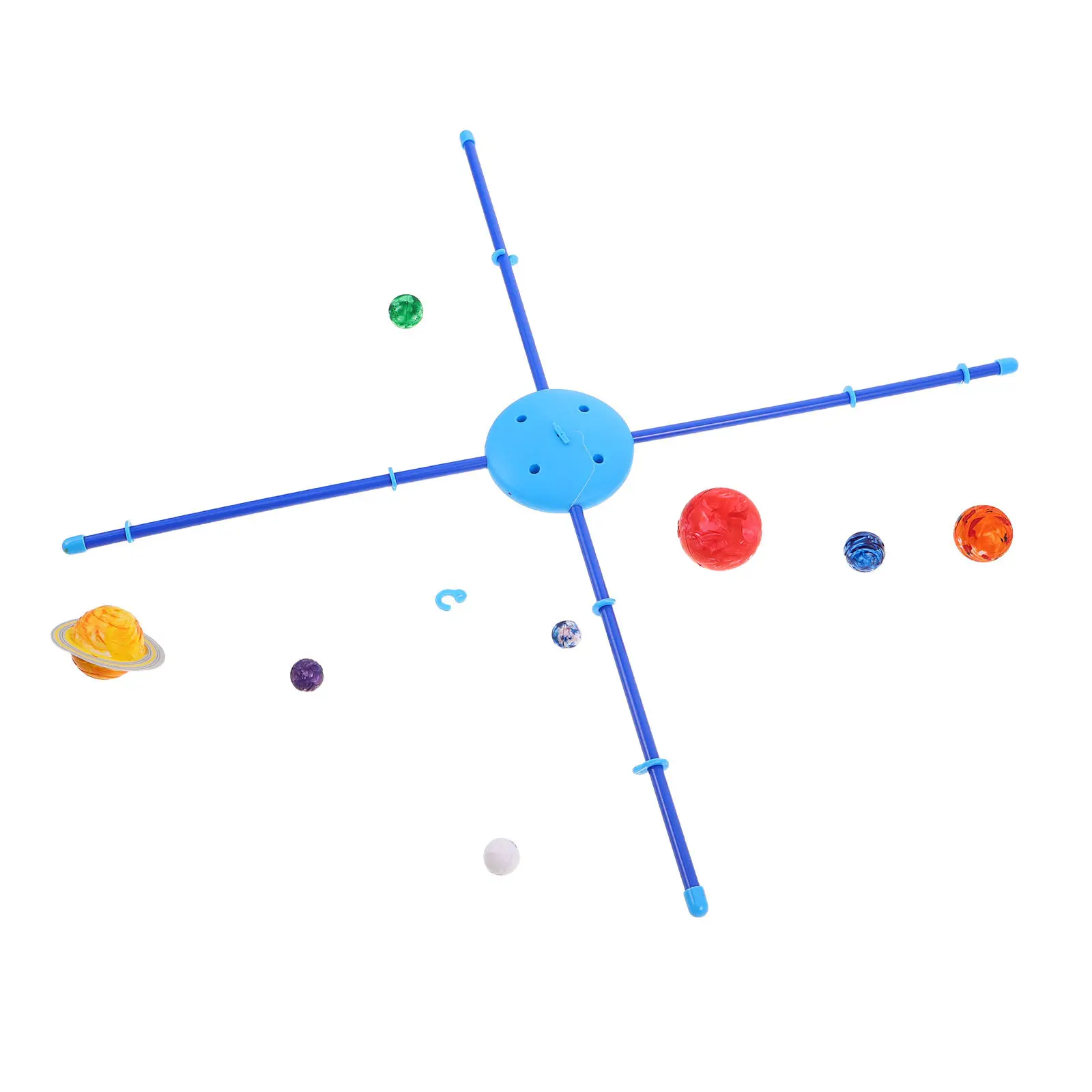 Solar System Mobile Hanging Vibrant Colors Early Education Science Decor Stem Classroom for Kids Adults The Planets