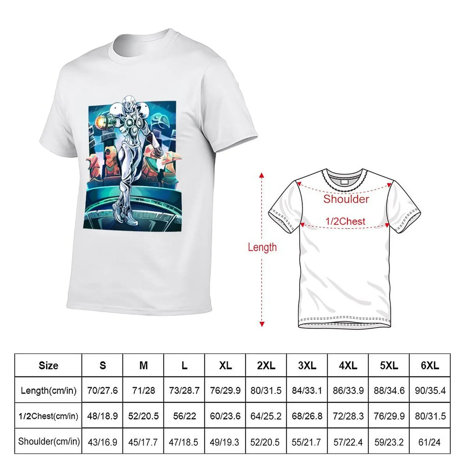 Light Suit Samus T-Shirt anime tshirt summer shirt mens graphic t-shirts hip hop