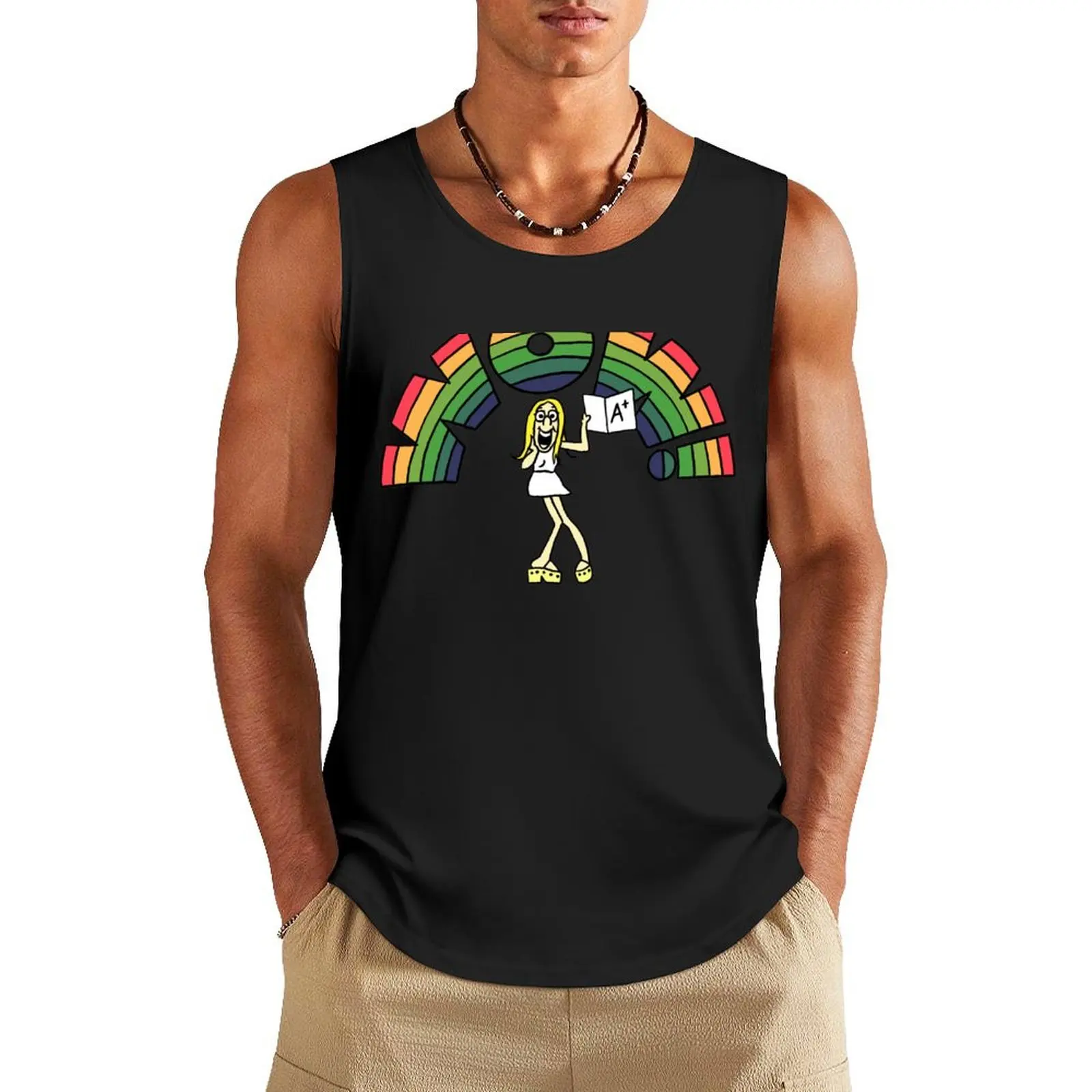 

Wow! Tank Top male top t-shirts man Men's clothing brands man vest