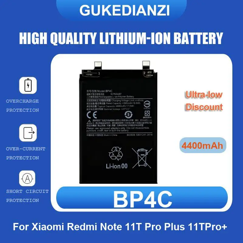 Battery For Xiaomi Redmi Note 10 Pro 10Pro 5 12T 13 5G/Poco X6 5G Mi Mi10 Poco F4 5G/For K40S 10S M2 Pro/For 9A 9C 11T Plus