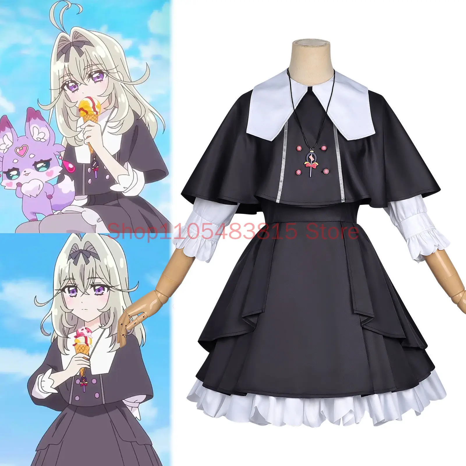 

Star Detective Precure Japanese Anime Moria Ruruka clothing Akechi Anna full set of cosplay clothing dress
