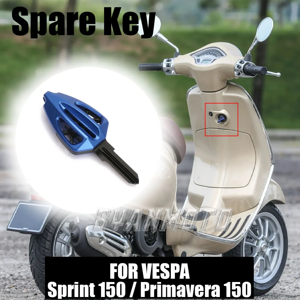 

New Motorcycle Accessories Key Spare Keys For Vespa Sprint 150 Primavera 150 Chip Key SPRINT PRIMAVERA 150