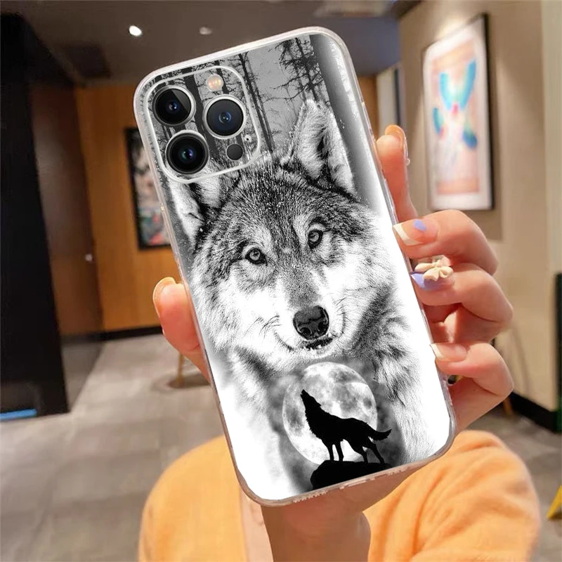 

Phone Case For iphone 17 16 Pro Max 17 Air 15 14 13 Pro Max 15 16 Pro 15Plus Wolf