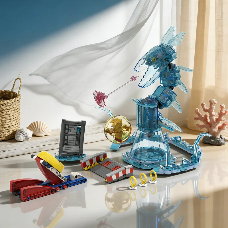 

456 деталей MOC «Идеальный хаос»: конструктор «Соник и еноты», модель для сборки, рождественский подарок, развивающая игрушка, архитектурный конструктор, обучающий кирпичик для детей