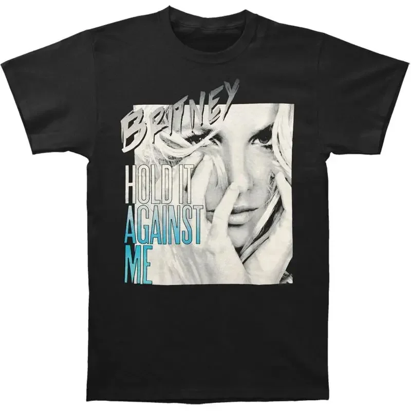 Men's Britney Spears Hold It Against Me Slim Fit T shirt X Small Black