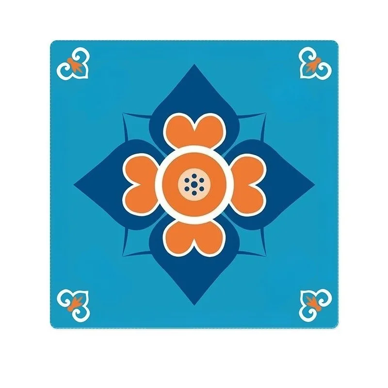 

70x70cm Rubber Texas Holdem Poker Mat High Quality Non Slip Surface for Casino Poker and Mahjong Table Cover