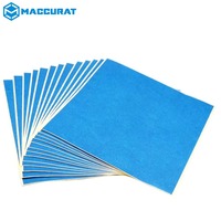 20pcs 3D Printer Heating Bed Blue High temperature Tape 200*210mm with Rubber Adhesive Material Paper for Wanhao i3 Anet A8 A6