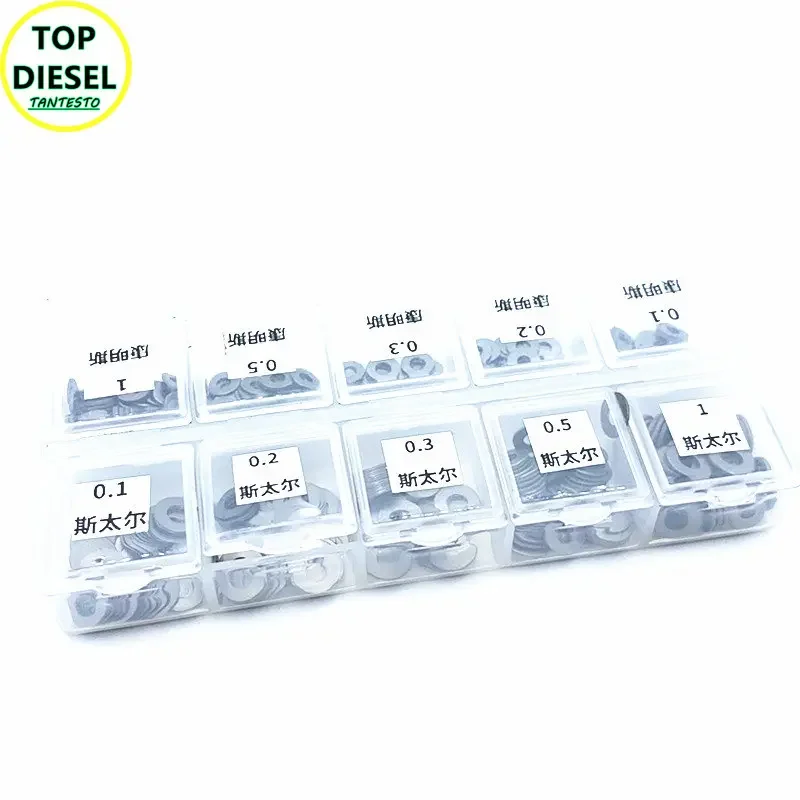 500PCS 3X7.2/4X9mm  Diesel Fuel Injector Pump Nozzle Seal Washer Aluminium Rings Repair Kits for AOWEI STR CUMMINS BOSCH