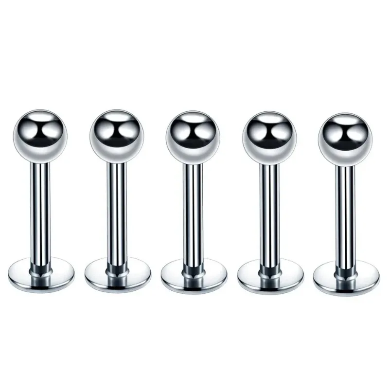 40/60PC/Set 14G Stainless Steel Nose Ear Belly Lip Tongue Ring Captive Bead Eyebrow Bar Piercing Kit Sexy Body Piercing Jewlry